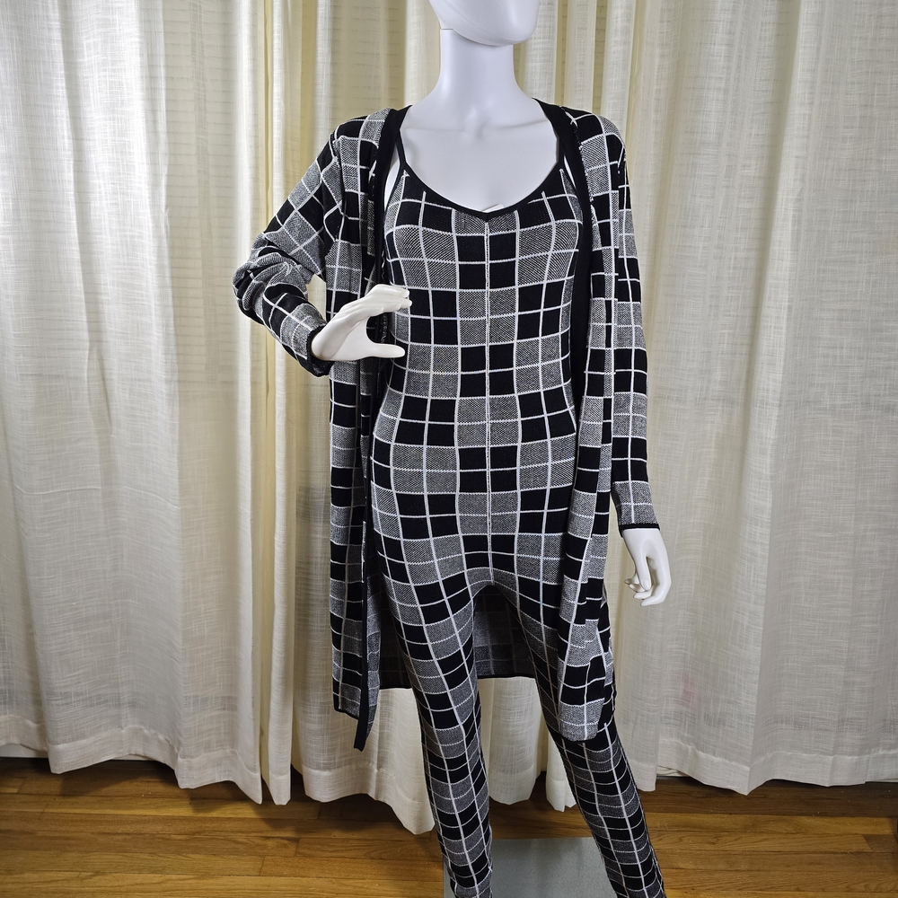 Stylish Black and Gray Women's Cape